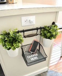 DIY Charging Station Using Ikea's Fintorp System | Hometalk
