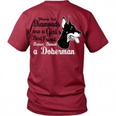 Doberman'- A Girl's Best Friend - Back