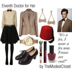 "Doctor Who - The Eleventh Doctor for Her" by themodestcloset on Polyvore