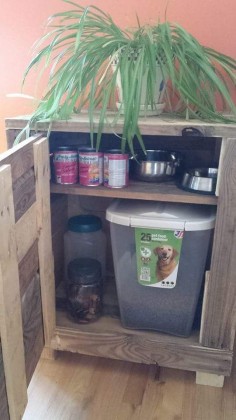 Dog Food Cabinet