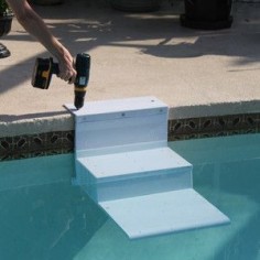Dog Stairs for the Pool - Installation