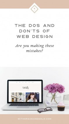Dos and Donts of Web Design | Branding and Website for small business owners