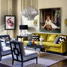 Eclectic  living room