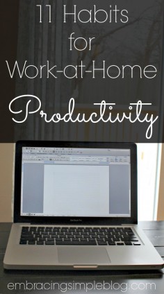 Establishing these 11 habits will help you buckle down and be productive while working from home!