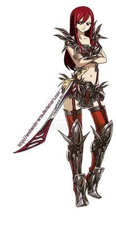 fairy tail erza scarlet armor | Erza Scarlet Demonite Armor by ~enchantic-erza on deviantART