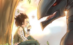 Fairy Tail - Little Gajeel and Metalicana