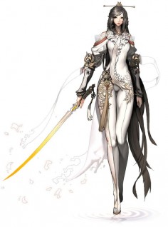 Female Design - Game: Blade & Soul  Love the character designs for this game, the art style is just pure love!
