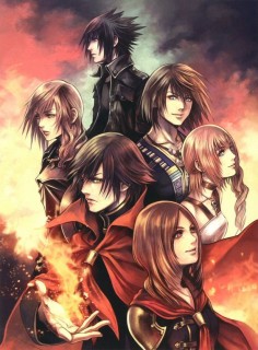 Final Fantasy Characters- Noctris, Lightning, Noel, Serah, Machina, and Rem
