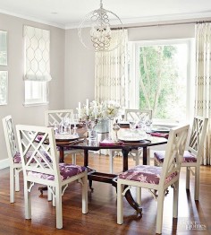 Find out how to accent multiple windows in any room. Whether it’s country-casual floral roman shades in the kitchen or graphic, printed drapes for a modern dining room, there are many different options for dressing windows. Find out the best valances, curtains, or draperies for multiple windows in your home.