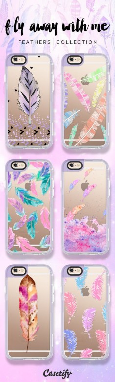 Fly away with  Tap this link to shop the featured #feather phone cases:  | @Casetify