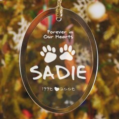 Forever in heart Pet Sympathy Ornament