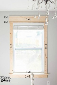 Frame your windows! This is much cheaper to do yourself and with a little effort, the results look amazing. Full tutorial on Blesser House.