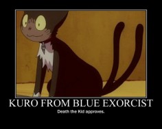 funny blue exorcist | Kuro from Blue Exorcist by Pferdekopf