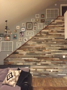 future home idea ♥ relcaimed barnwood wall paneling 
