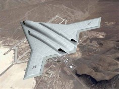 Future USAF stealth bomber concept.