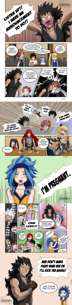 Gajevy Week ✿ 3. Prompt: Pregnancy’s Announcement