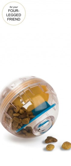 Gifts for four-legged Friends |Pet Zone® IQ 3" Treat Ball Dog Toy | Very Merry Gift Guide