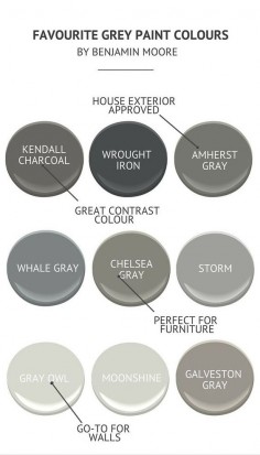 Grey+Paint+Colours+by+Benjamin+Moore
