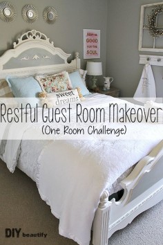 Guest Room Retreat revealed. See how I redid this room on a $350 budget!