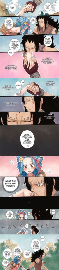 Here’s something situated just a little before they joined the council. A time where they traveled together doing small jobs here and there and Gajeel noticing what makes Levy so different and attractive little by little.