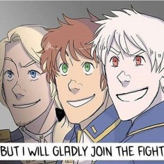 Hetalia crossover with the musical Hamilton. song : The story of tonight
