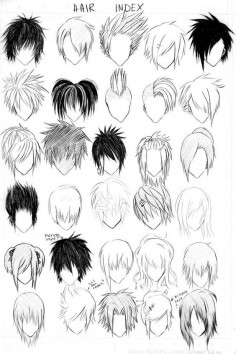 How to draw manga hair most of these hairstyles could be guy hairstyles then again u dont know a girl can have short hair