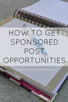 How to get sponsored post opportunities: A long list of media companies and tips for monetizing your blog via sponsored posts!