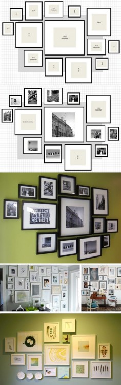 How To: IKEA Ribba Frame Gallery Wall : 1p – 12″ x 12″ shadowbox // 3p – 5″ x 5″ shadowboxes // 3p – 8″ x 10″ frames // 3p – 5″ x 7″ frames // 5p – 4″ x 6″ frames {one more than I planned to use, just in case…} All of the frames totaled about $110.