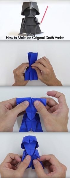 How To Make Darth Vader in Origami