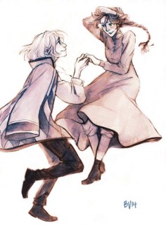 Howl and Sophie. I love !!