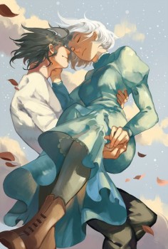 Howl's Moving Castle: Howl and Sophie I love this so much!!!