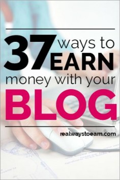 Huge list of more than 30 ways you can earn money with your blog. It's all broken down by category so you can easily browse the different types of blog money-making ideas.