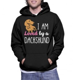 I Am Loved By A Dachshund Hoodie