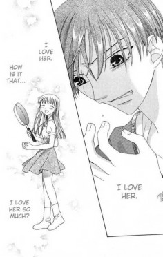 I cried when I read this part! he admitted being in love with her c: after every thing they have been  though in the anime this doesn't happen and the ending is  that made me kinda upset.