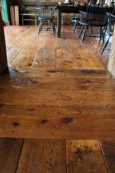 I kinda love pieced floors cause it's how real, old farmhouses were because they added to them.