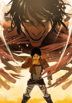 I was introducing my brother to attack on titan, and we got to that part were eren was in titan form the first time and was bossly killing everything. when the episode was finished, my brother looked at me and said," theres only one thing that would have made that better." i looked at him and asked,"what?" he told me," if he could talk and he yelled RIGHT HOOK everytime he punched somebody"