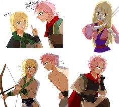 I WOULD WATCH THE SHIT OUT OF THIS MOVIE!!!!!!!!! Nalu: Mulan AU by NanakoBlaze