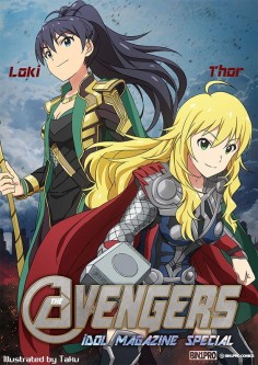 Idolmaster x Avengers, Hibiki & Miki, by たく(taku)