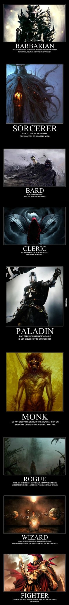 If i had to choose, monk, rogue, or paladin. Those 3 have always been my favorite 3 class in any game with a class system