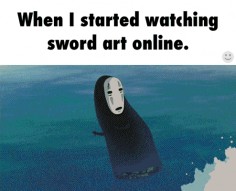 I'M ACTUALLY DYING RIGHT NOW. This is so true. I have never cried over any show before, but then I watched SAO.