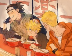 ;~; I'm crying at the memories and how bolt can now eat ramen with those two ;~;