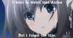 i'm pretty sure this has happened to me. I've made mental notes of animes to watch and then I forget them.