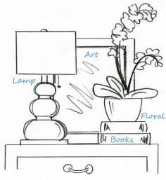 In case you were wondering how interior designers' tables are styled so well. There IS a formula!