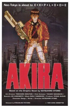 In-Sane. Blood, guts, neo-Tokyo, motorcycles, and so much more. Akira (1988).  Loved this movie.