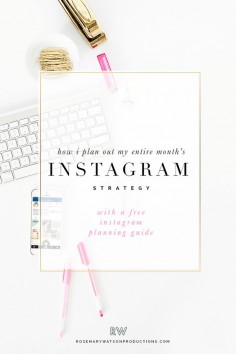 Instagram Planning Guide Blog Post Image