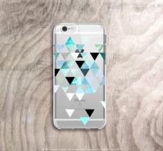 iPhone 6s Case Clear Mint Green iPhone 6s Case by casesbycsera