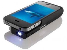 iPhone Case with Built-In Projector, $230