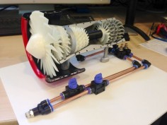 Jet Engine made on a 3D Printer