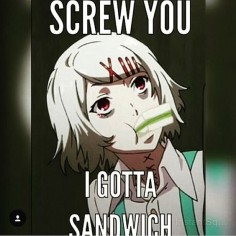 Juuzou with a sandwitch - Tokyo Ghoul ~ DarksideAnime