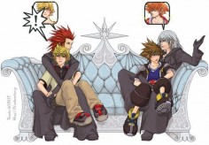 Kingdom Hearts - Riku x Sora & Roxas x Axel